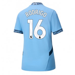 Manchester City Rodri Hernandez #16 Domaci Dres za Ženska 2024-25 Kratak Rukavima